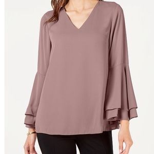 Alfani Bell Sleeve Blouse